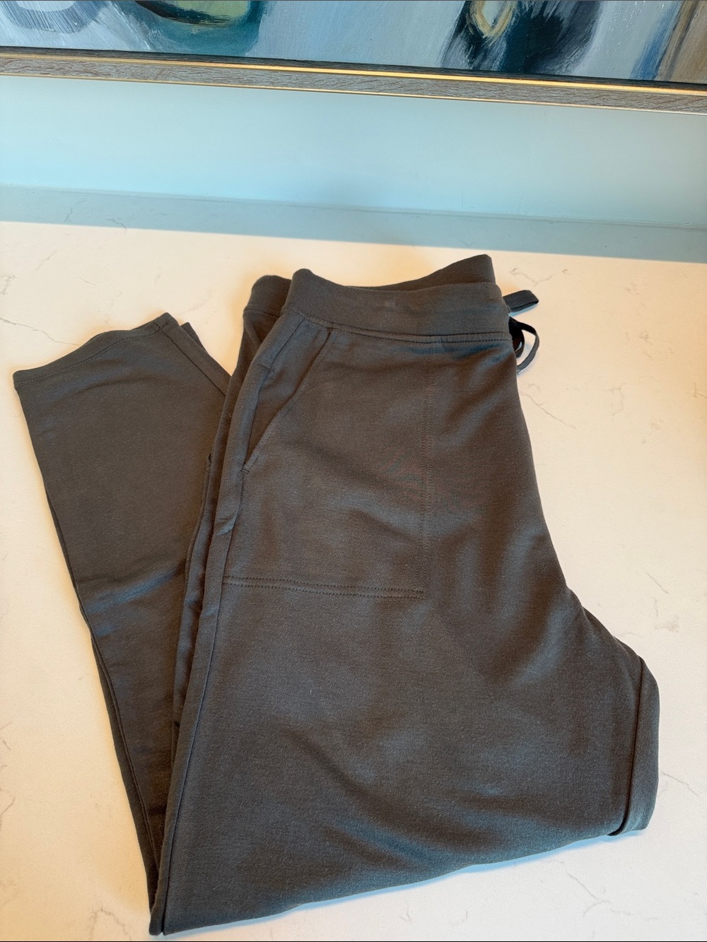 Women's Charcoal Gray Jogger Pants - Comfortable Track Joggers